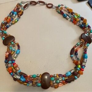 Coldwater Creek Colorful Beaded Belt